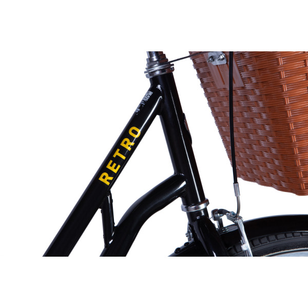 Велосипед 28 Dorozhnik RETRO Velosteel Чорний