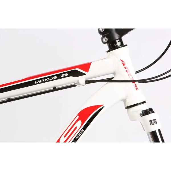 Велосипед Ardis MTB 26 AL MAXUS Біло-червоний (0138)
