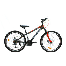 Велосипед CROSSRIDE 26 MTB ST "FAITH" Чорно-червоний (0232)