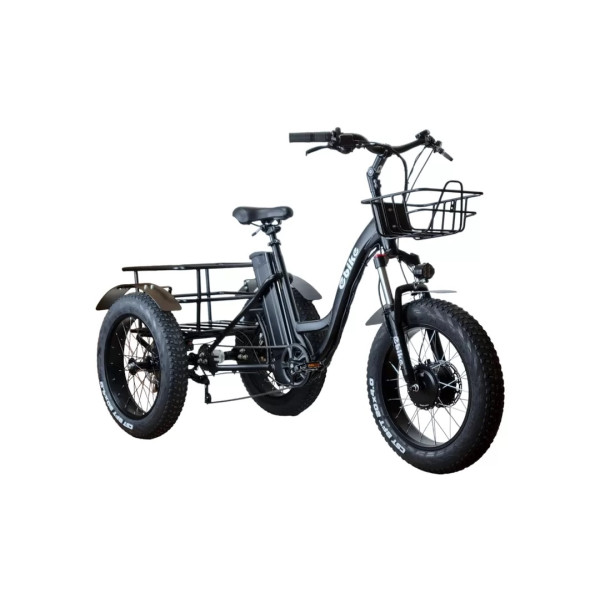 Триколісний електро-фетбайк EBIKE TRIKE 20 48V 1000W LCD PAS