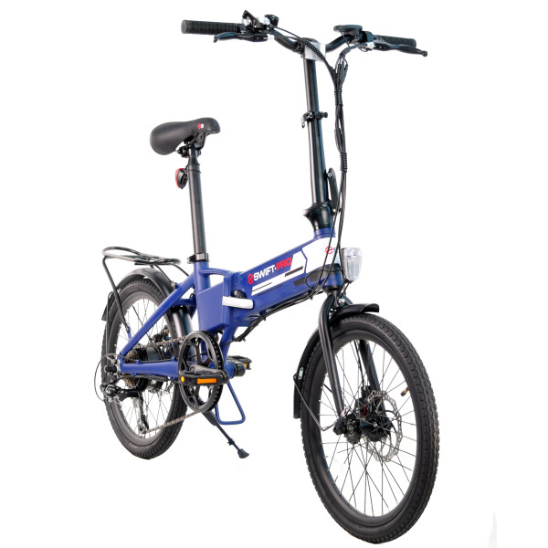 Електровелосипед SWIFT.PRO 20 FLD AL "ROCK008" E-BIKE 250W Синій (4039E)