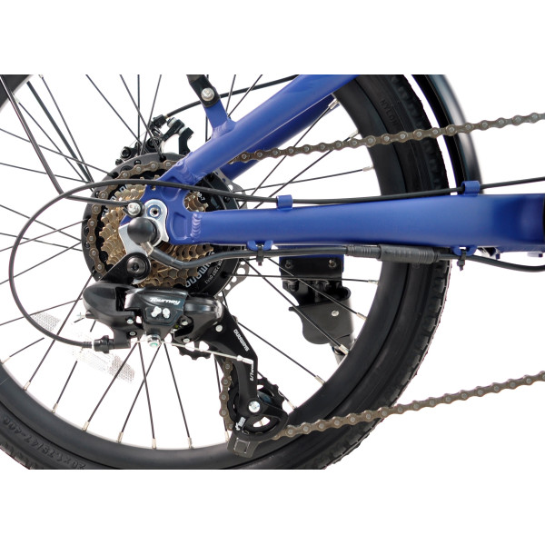 Електровелосипед SWIFT.PRO 20 FLD AL "ROCK008" E-BIKE 250W Синій (4039E)