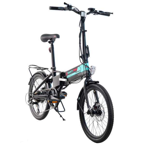Електровелосипед SWIFT.PRO 20 FLD AL "ROCK008" E-BIKE 250W Чорний (4039E)