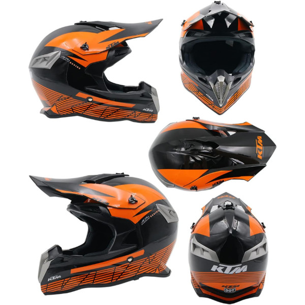 Мотошолом KTM з окулярами