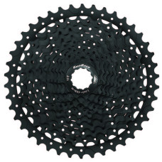 Касета SunRace CSMS8 EAZ X, 11 швидкостей, 11-46T, алюмінієвий  павук, Silver