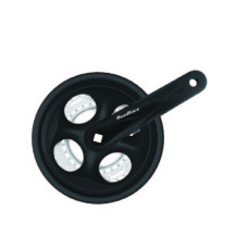 Шатуни SunRace FCM300 (3) 175 mm під квадрат, 175мм, 48-38-28T, чорний
