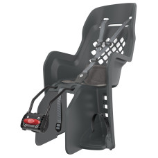 Дитяче крісло заднє POLISPORT Joy FF на підсідельну трубу, 26"-28", 9-22 кг, сіре