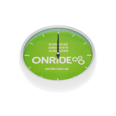 Годинник ONRIDE зелений/білий 1хАА Ø26см