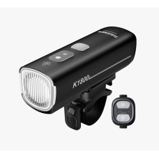 Велосипедна фара Ravemen K1800 (1800 lm, 5000 mAh) з датчиками освітленості, бездротова кнопка