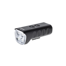 Велосипедна фара ONRIDE Lustron (1600 lm, 6400 mAh, Type-C), Power Bank, інд. заряду, алюмінієва