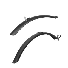 Комплект крил Dieffe DI-MUD202 MTB, 26-27,5", на вилку/раму, 600/485х58 мм, чорний