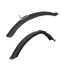 Комплект крил Dieffe DI-MUD203 Junior, 20-24", на вилку/раму, 530/415x50 мм, чорний