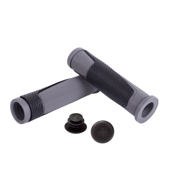 Гріпси Green Cycle GGR-004 130mm чорно-сірі з барендами