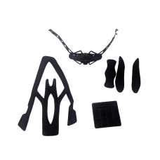 Змінний комплект обладнання на шолом дитячий Green Cycle Frida/Rowdy/Fast Five розмір 50-56см чорно-золотистий