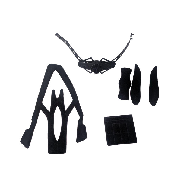 Змінний комплект обладнання на шолом дитячий Green Cycle Frida/Rowdy/Fast Five розмір 50-56см чорно-золотистий