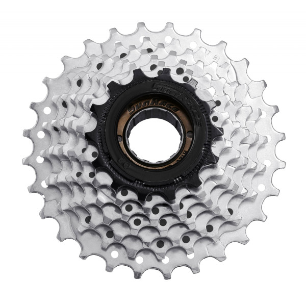 Трещітка інд. SUN RACE M2A 7-k 14-28T Zinc+Black