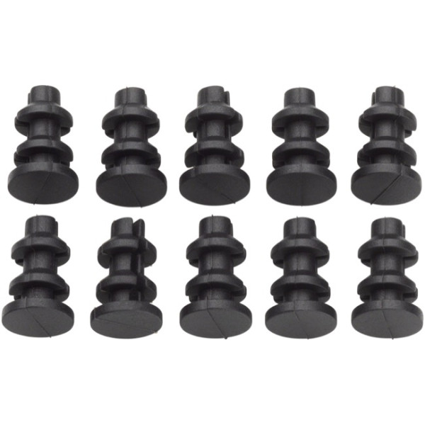 Заглушка та направляючі в раму JAGWIRE CHA165, Close Type (5,7 to 6mm Frame), чорні (10шт)