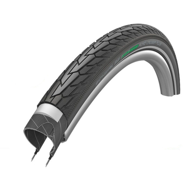 Покришка 28x1.75 (47-622) Schwalbe ROAD CRUISER PLUS PunctureGuard, TwinSkin B/B + RT HS484 GREEN 50EPI