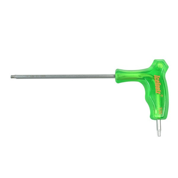 Ключ ICE TOOLZ 7T20 двосторонній T-20, зелений