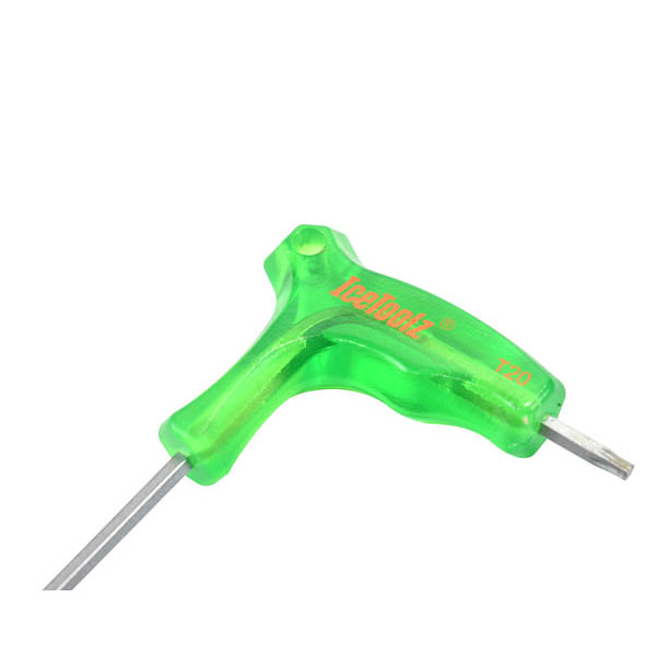 Ключ ICE TOOLZ 7T20 двосторонній T-20, зелений