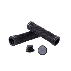 Гріпси Green Cycle GGR-420 130mm чорні, з двома чорними замками