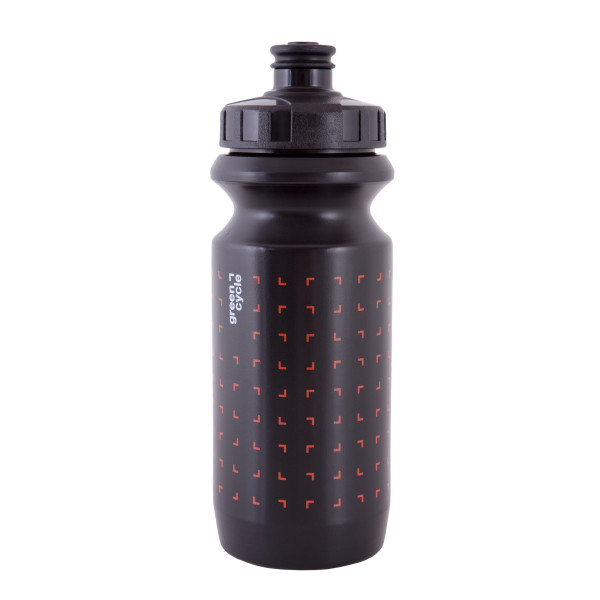 Фляга 0,6 Green Cycle GBT-512M зі збільшеним клапаном, чорна з червоним