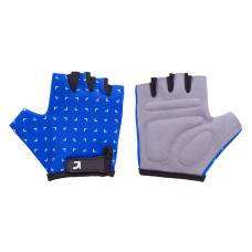Рукавички дитячі Green Cycle FLASH без пальців XS синьо-білі