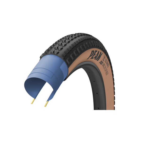 Покришка 29x2.25 (57-622) GoodYear PEAK tubeless complete, folding, black/tan, 120tpi