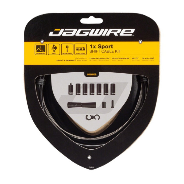 Комплект JAGWIRE 1X Sport Shift Kit UCK350 для перемикачів, на одну сторону, black