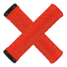Гріпси Lizard Skins CHARGER EVO 136мм, з одним замком, Fire Red