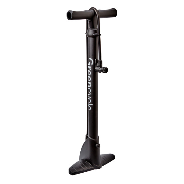 Насос підлоговий Green Cycle GPF-043 пластиковий корпус, без манометра, presta+schrader, 160psi