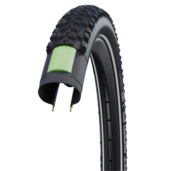 Покришка 27.5x2.35 (60-584) SCHWALBE SMART SAM Plus Perf, DD, GreenGuard B/B-SK+RT HS624 ADDIX 67EPI 35B