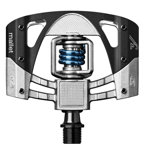 Педалі Crankbrothers MALLET 3, сіро-чорна/синя пружина