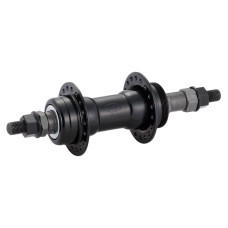 Втулка задн. Quando KT-122R під V-brake 36H 165mm, 6-7 шв. на гайках сталева чорна