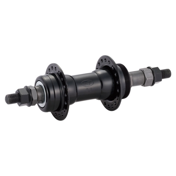 Втулка задн. Quando KT-122R під V-brake 36H 165mm, 6-7 шв. на гайках сталева чорна