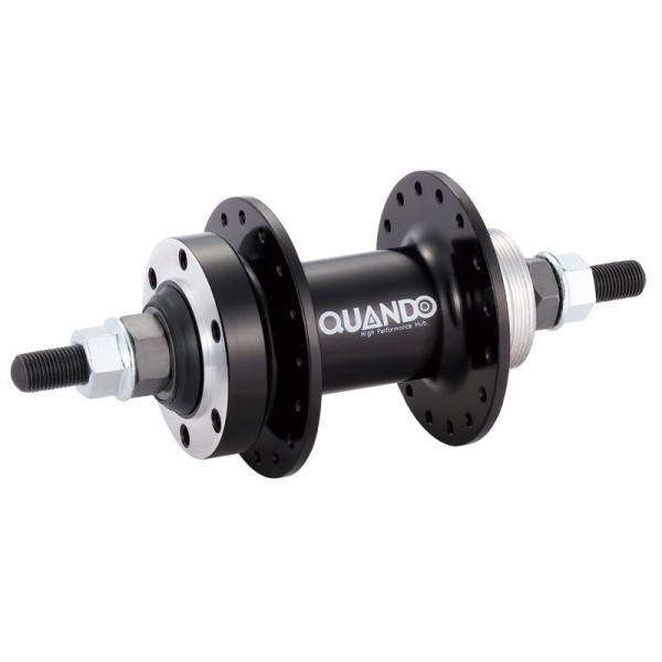 Втулка задн. Quando KT-TD6R 36H під диск QR 175mm 7 шв., на гайках алюмін чорна