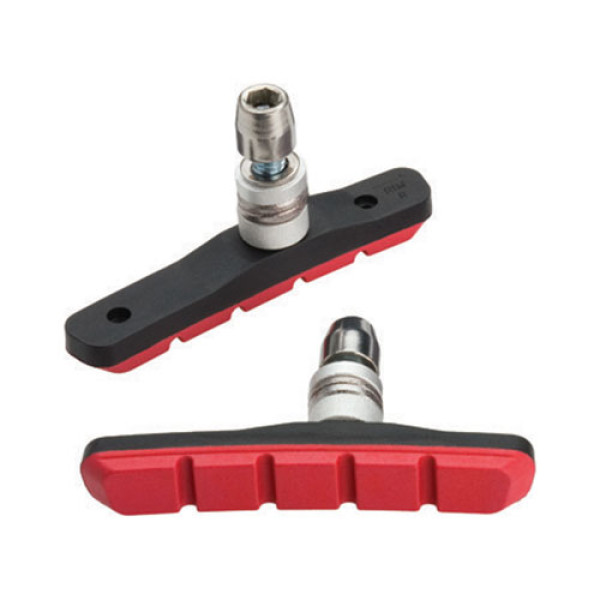 Колодки гальмівні MTB v-br. JAGWIRE Mountain Sport (Basics Comp Mountain XC) JS908T-R - Red