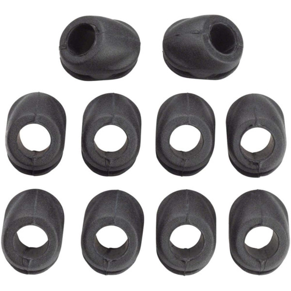 Заглушка та направляючі в раму JAGWIRE CHA160, 5mm Brake Housing (2mm Frame), чорні (10шт)