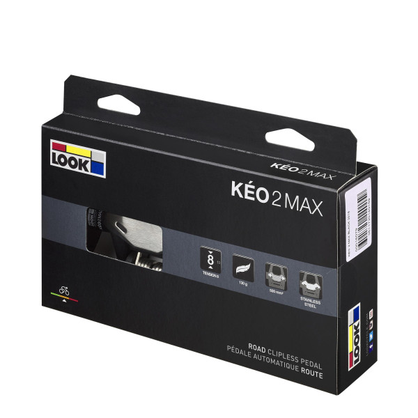 Педалі Look KEO 2 MAX CARBON PRO TEAM EDITION, карбон, вісь chromoly 9/16
