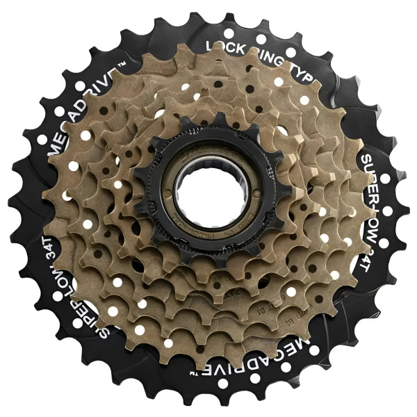 Трещітка інд. SUN RACE M300 7-k 13-34T Brown+Black