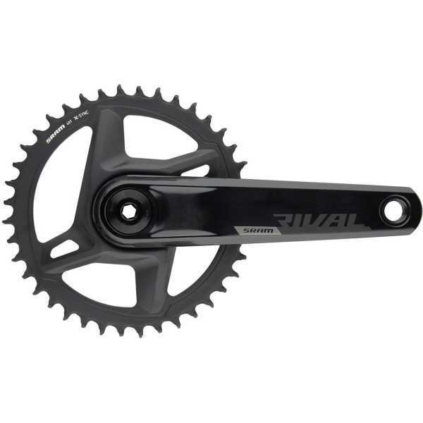 Комплект шатунів Sram RIVAL 1 DUB, 175мм, 42т, чорні (OEM)