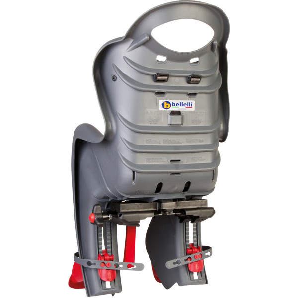 Сидіння заднє Bellelli Mr Fox Clamp до 22 кг, темно-сіре