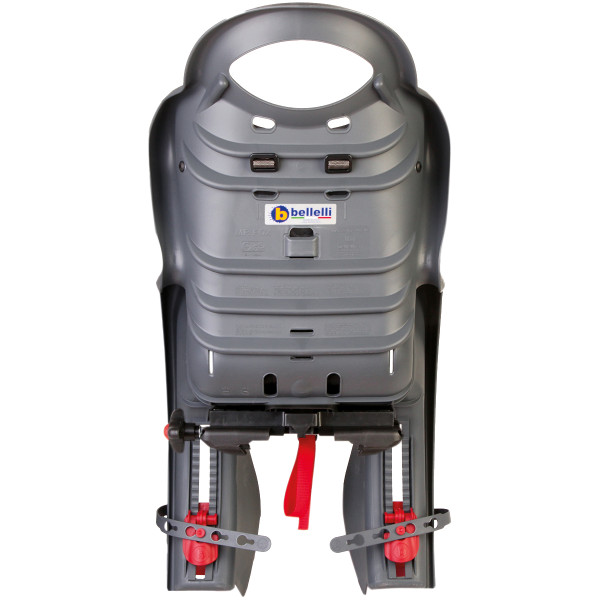 Сидіння заднє Bellelli Mr Fox Clamp до 22 кг, темно-сіре