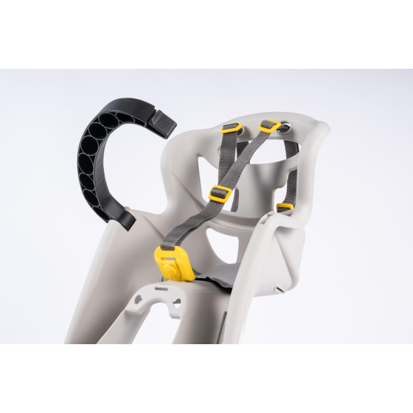 Сидіння пер. Bellelli Tatoo Handlefix до 15 кг, темно-сіре сріблясте