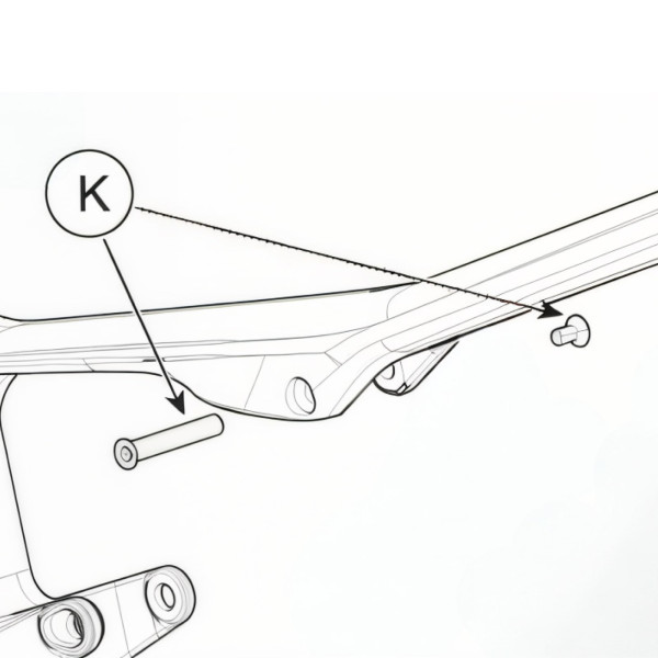 Палець шарніру амортизатора Cannondale Scalpel M6x12 K36004