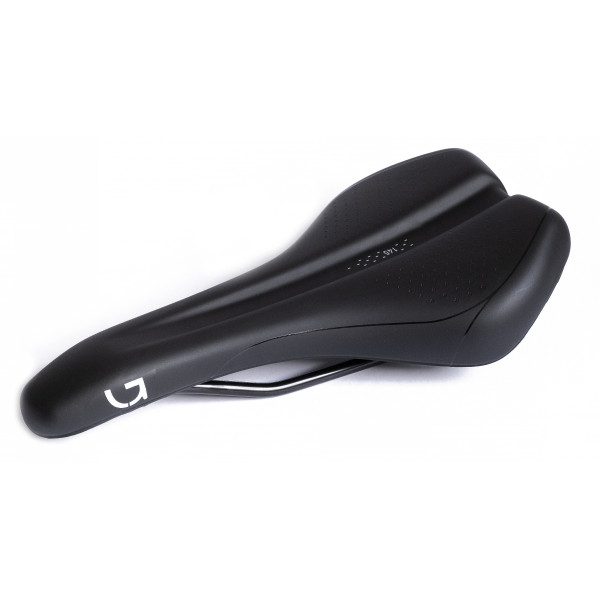 Сідло Green Cycle Active 145, сталеві рейли, чорне