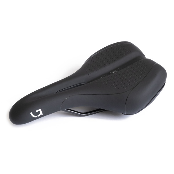 Сідло Green Cycle Active Air 177, сталеві рейли, чорне