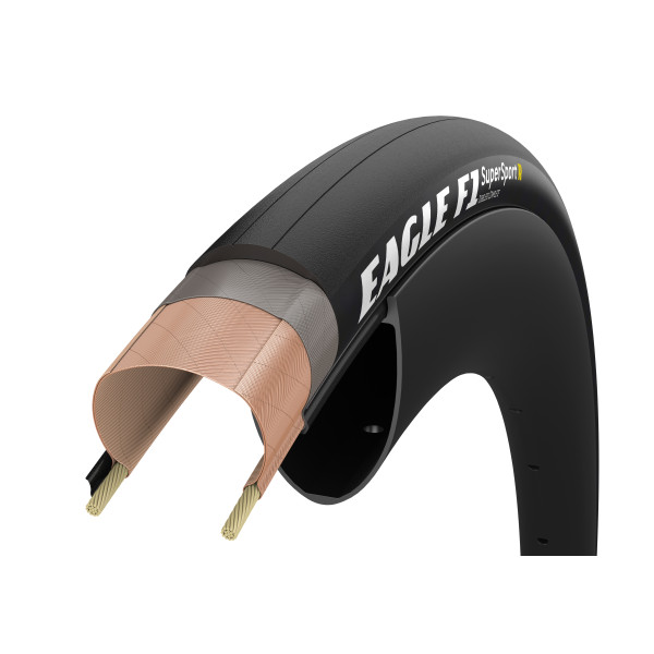 Покришка 700x28 (28-622) GoodYear Eagle F1 SuperSport R Tubeless Complete Folding Black, 150tpi