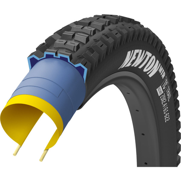 Покришка 29x2.4 (61-622) GoodYear NEWTON MTF tubeless complete, folding, black, 120tpi