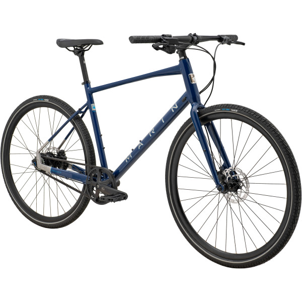 Велосипед 28" Marin Presidio 3 рама - XL 2024 Gloss Navy/Dark Silver/Silver Cyan